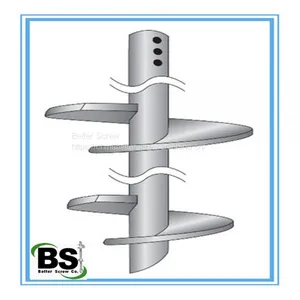 Foundation Screw Piles With Helical Brackets for the United Rome thumbnail-4