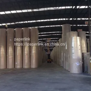 Kraft Fluting Paper Roll Making Machinery Corrugated Cardboard Production Line Paper Making Machine thumbnail-3