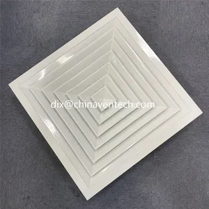 Ventech Air Ventialtion Square Ceiling Aluminum 4 Way Diffuser thumbnail-1