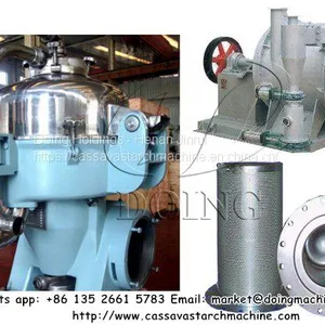 Cassava Starch Sweet Potato Starch and Potato Starch Separeting Machine and Refining Machine for Cassava Processing Plant thumbnail-1
