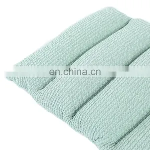New Design Home Decor Green Four Folded Multi Function Polystyrene Car Seat Cushions Travel Pillow With Zipper thumbnail-5