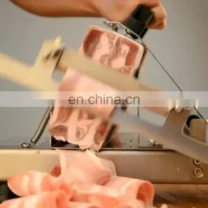Household Frozen Beef Mutton Slices Maker/ Meat Vegetable Slicer /manual Meat Vegetable Slices Machine thumbnail-1