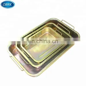 Factory Price Hot Sale High Quality Other Vehicle Repair Tools Auto Part Metal Waste Oil Drain Pan Wash Clean Oil Basin in China thumbnail-2