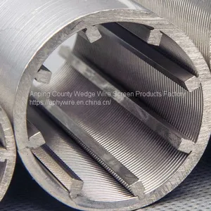 Woven Wedge Wire Water Well Screen Pipe, Wire Wrapped Johnson Filter Screen Tube thumbnail-3
