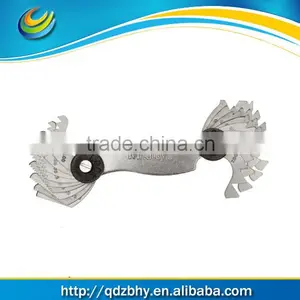 Mitutoyo 188-121, Screw Pitch Gage, 0.4mm to 7mm, 18 Leaves thumbnail-1