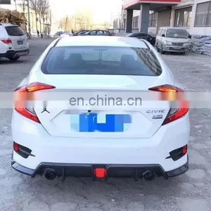 Auto Parts ABS Rear Diffuser Bumper for Honda Civic 2014-2019 thumbnail-3