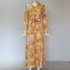 Newest Women Sexy Fashion Leopard Print Long Sleeve Skinny Maxi Dress Ladies Skinny Dresses thumbnail-3
