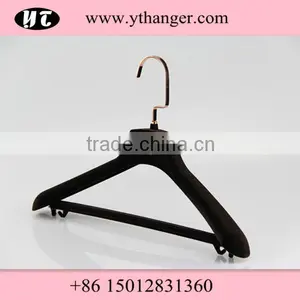 Plastic Top Hanger Customize Logo Velvet Flocked Hanger thumbnail-3