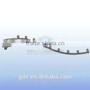 Chrome Plating Hanging Display Hook Slotted Channel With 7 Beads thumbnail-1
