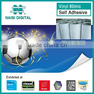 Cheap 80mic PVC Self-adhesive Vinyl for Advertising thumbnail-1