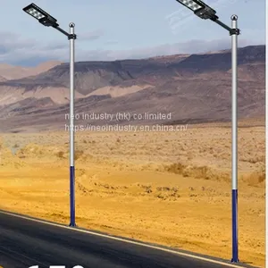 Solar Panel Road Streetlight Ip65 300W 600W Integrated All in One Led Solar Street Light thumbnail-2