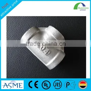 Galvanzied Malleable Iron Pipe Fittings Tee thumbnail-1