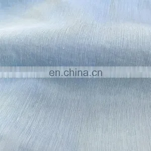 High Quality Fast Deliver Cotton/linen Viscose Nylon Blended Yarn Dyed Fabric for Dress Shirt thumbnail-4