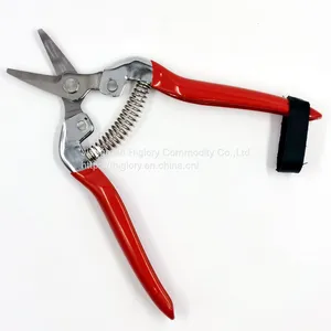 Garden Branch Cutting Scissors Tree Pruning Tool Stainless Steel Pointed Pruning Shears With Plastic Handle thumbnail-1
