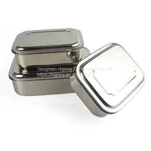 Wholesale Stainless Steel Rectangle Food Storage Containers Leak Proof Lunch Box With Lid thumbnail-5