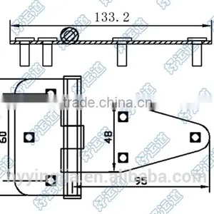 01214 Trailer Container Hinge thumbnail-2