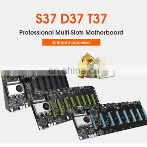 New S37 Motherboard 8 Cards Large Spacing 65 Integrated CPUVGA Interface Graphics Card Does Not Pick the Card RX580 1660 thumbnail-3