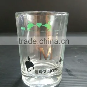 5oz Decal Transparent Glass Cup With MINI Logo thumbnail-1
