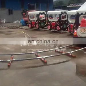 Amusement Park Kids Attractions Rides 14 Person Christmas Train thumbnail-3
