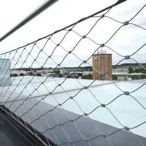Mining Stainless Steel Wire Rope Net Manufacturers, Construction of Stainless Steel Fence Net thumbnail-1