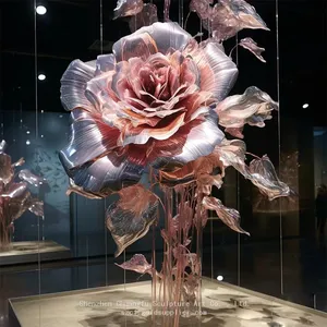 Large Paper Flower Custom Giant Simulation Flower Sculpture Fantasy Flower Device thumbnail-4