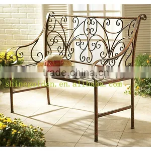Antique Wrought Iron Benchs thumbnail-1