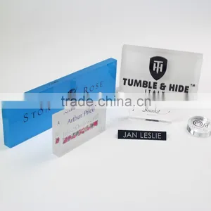 Clear Soild Acrylic Logo Block, Acrylic Photo Block Wholesale Quality Choice Most Popular thumbnail-2