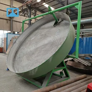 PanQi Organic Fertilizer Disc Granulator With Motor 1.5KW 380V Compost Equipment thumbnail-3