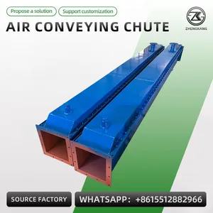 Air Slide Conveyor XZ Type Pneumatic Air Sliding Chute For Cement Fly Ash Powder thumbnail-2
