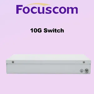 10G L3 Managed Fiber Switch, 8-Port 10G SFP+ High-Performance Stackable Enterprise Network Switch Focuscom S5720-8X thumbnail-4