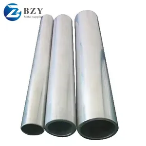 China Supplier Aluminum Tube 6063 6061 6060 6351 6070 Silver Color Extruded Anodize Aluminum Alloy Pipes thumbnail-2