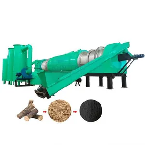 Charcoal Kiln Pyrolysis Furnace Wood Carbonization Oven Stove Barbecue Charcoal Making Machine EPC thumbnail-1