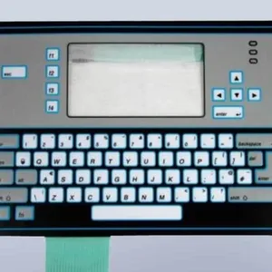 100-0430-101 Keyboard Membrane Without Overlay for Willett 430 405 407 Videojet 43S 46P Inkjet Coding Printer thumbnail-2