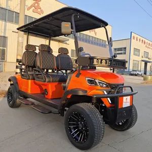 New kc Four-seater Electric Golf Cart, Direct Factory for Export, Quality Guaranteed, Customizable at Will thumbnail-1