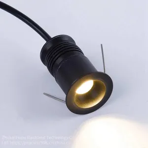 Feipu Deep-hidden Anti-glare Led Mini Downlight Pntd-2w-a30, Chinese-style Minimalist Sand-black Recessed Ceiling Light thumbnail-1