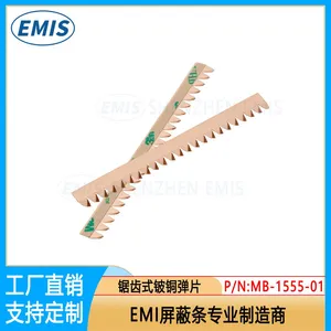 Ultra-Thin Material With Small Compression Force ESD Grounding Becu Gasket SMD Spring thumbnail-1