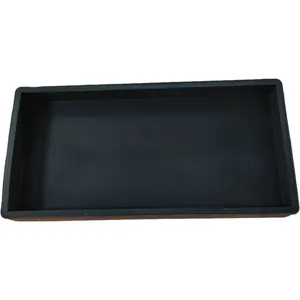 Silicone Vanity Tray Bathroom Organizer Countertop Dresser Tray for Jewelry Rings Keys Cosmetics Kitchen Sink Tray Sponge Holder thumbnail-5