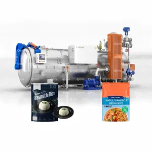 PP Bowl Ready-to-Eat Meal Sterilization Equipment Water Spray Retort for Rice and Chicken Curry thumbnail-3