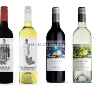 Cutom Design Printing Label Sticker for Wine Bottle With Logo thumbnail-1