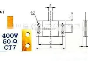 RIG41 High-power Linear Accurancy Resistor,400W thumbnail-1