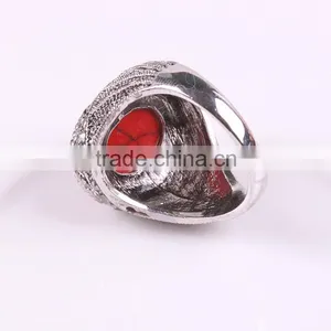 Yiwu Black Spinel Jewelry Single Stone Ring thumbnail-3