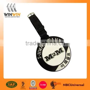 Flag Shape 3D Soft PVC Luggage Tag Custom thumbnail-4