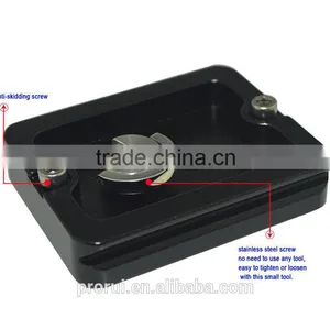 New Smart Electronic Factory Ball Head Board PU-50 Quick Release Plate With 1/4 Stainless Steel Screws thumbnail-3