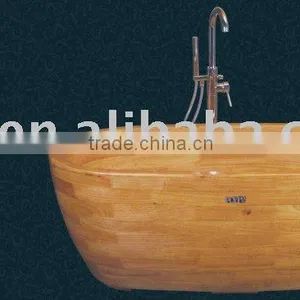 Tulip Wooden Bathtub thumbnail-1