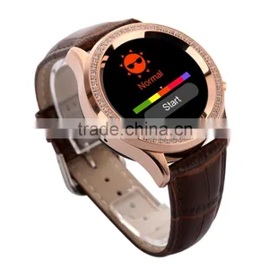 Fashion Diamond Women Smartwatch Lady Smart Wristwatch Bluetooth Band With Camera Pulse Heart Rate Monitor For IOS Android thumbnail-6