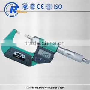 Insize 3532-100AC Digital Blade MIcrometer, Data Output, Non-rotating Spindle, 75-100mm Range thumbnail-1