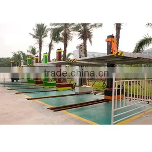 Hydraulic Parking Lift System One Post Park Two Car thumbnail-1