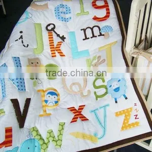 Infant Applique Embroidery Quilt thumbnail-1