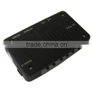 Black High Resolution Video and S-Video to VGA Converter thumbnail-2
