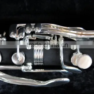 High Grade Imitated Wood Body Alto Clarinet Silver Plated Keys thumbnail-5